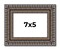 Photo Size Ornate Black Picture Frame - UV Acrylic, Foam Board Backing, Hanging Hardware